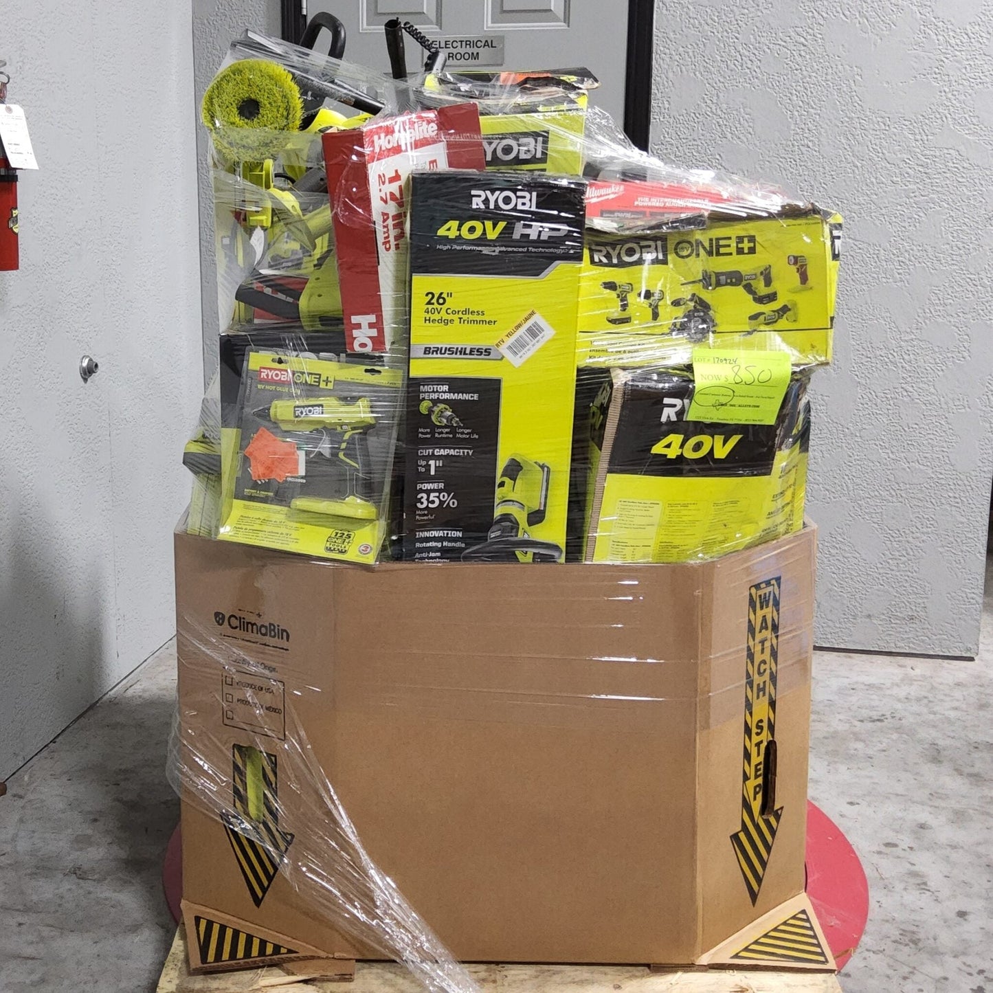 🌞2025 Autumn Sale is Heating Up!🏖️MIXED TOOLS PALLET – LOT ID: 251035 – Untested Customer Return