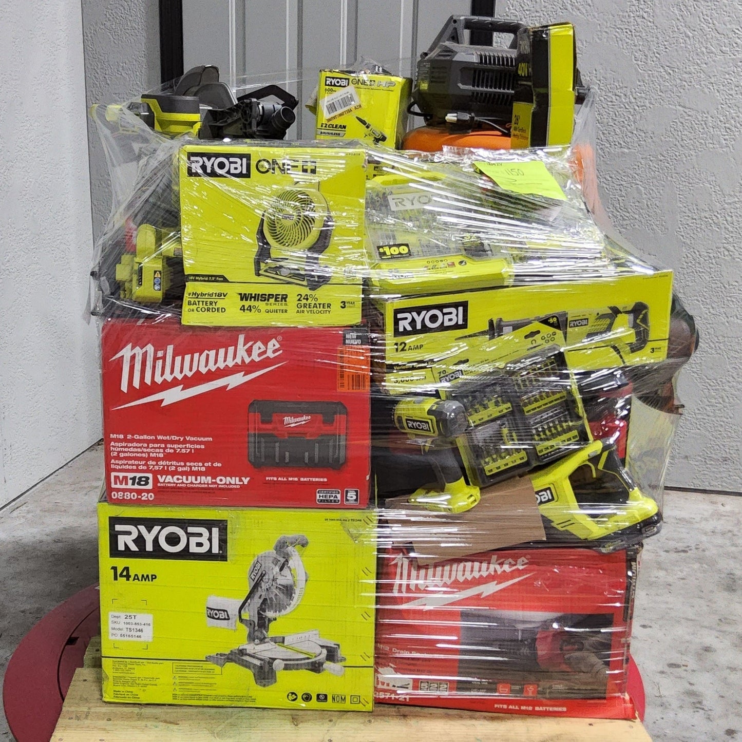 🌞2025 Autumn Sale is Heating Up!🏖️MIXED TOOLS PALLET – LOT ID: 251035 – Untested Customer Return