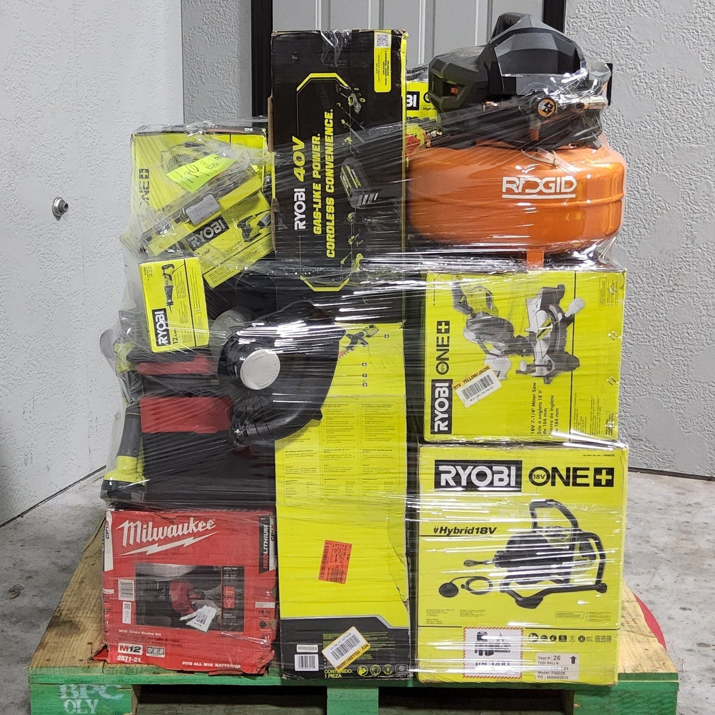 🌞2025 Autumn Sale is Heating Up!🏖️MIXED TOOLS PALLET – LOT ID: 251035 – Untested Customer Return