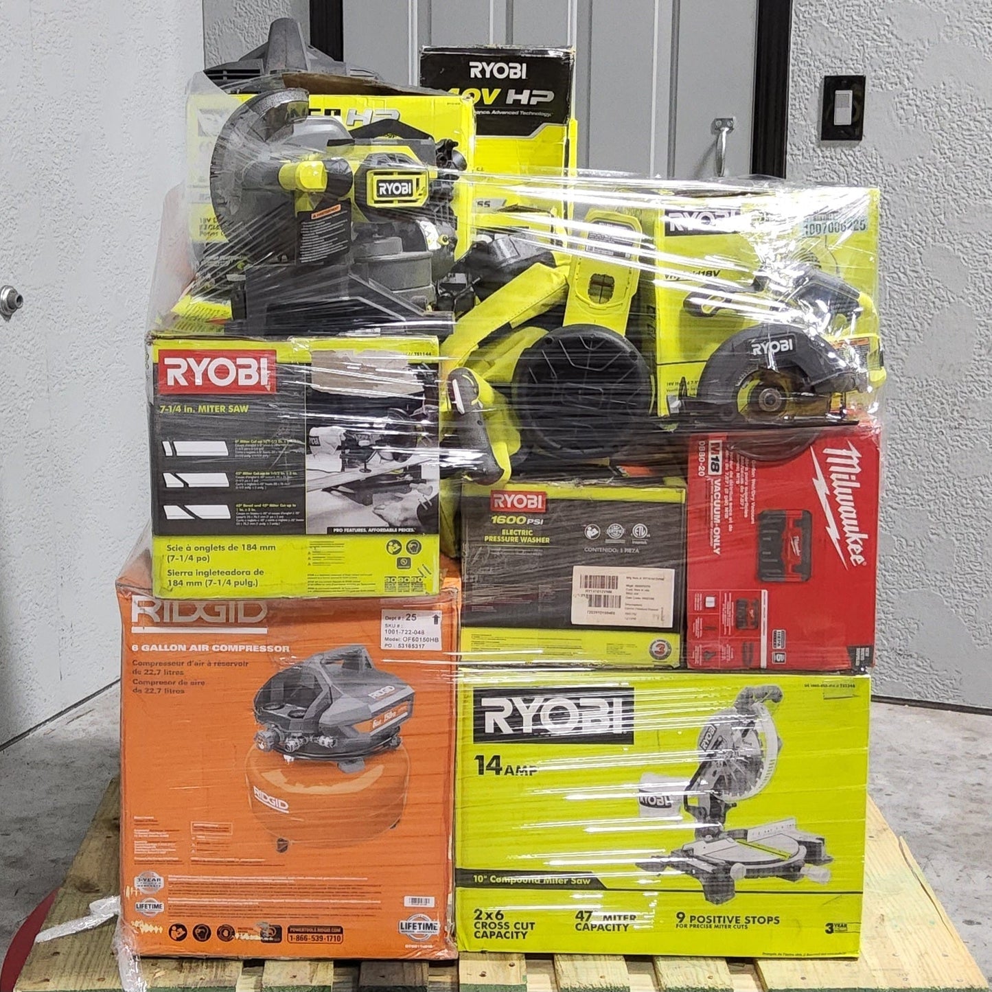 🌞2025 Autumn Sale is Heating Up!🏖️MIXED TOOLS PALLET – LOT ID: 251035 – Untested Customer Return