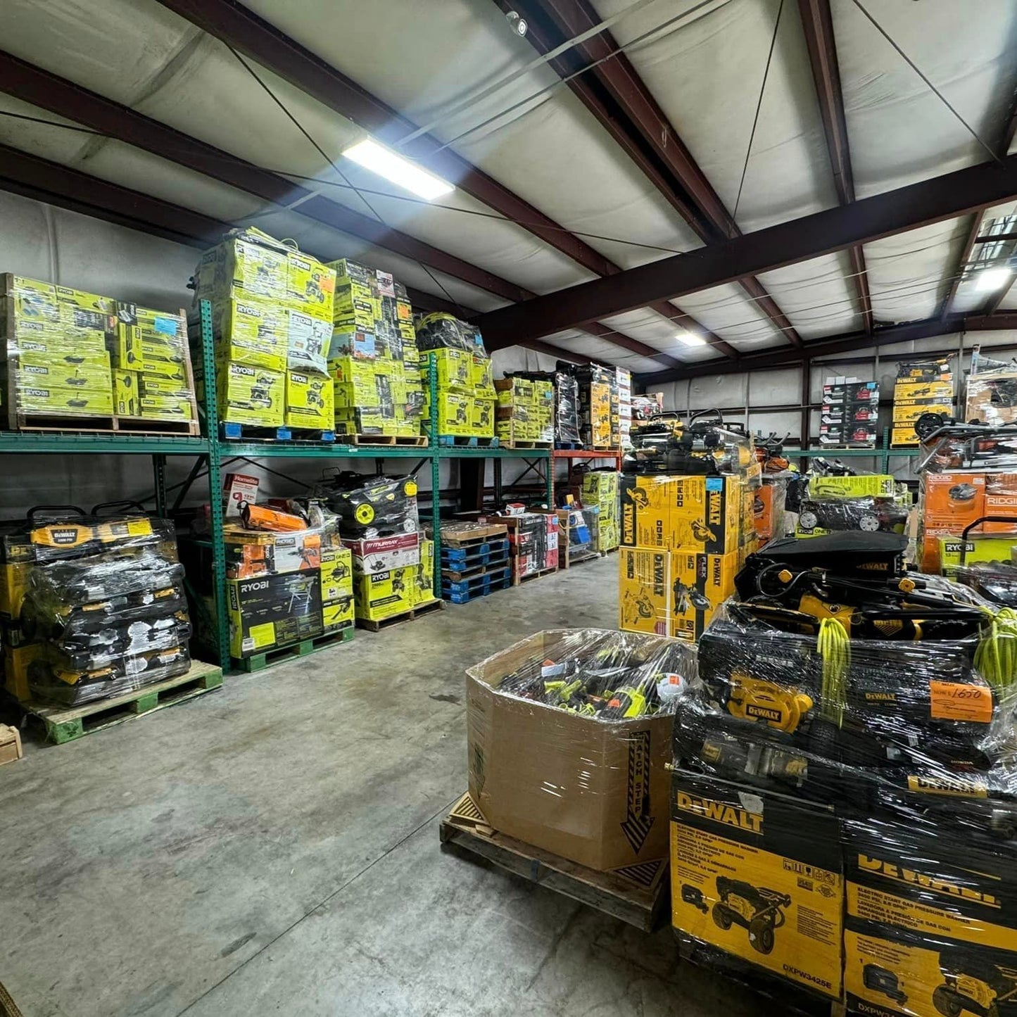 🌞2025 Autumn Sale is Heating Up!🏖️MIXED TOOLS PALLET – LOT ID: 251035 – Untested Customer Return