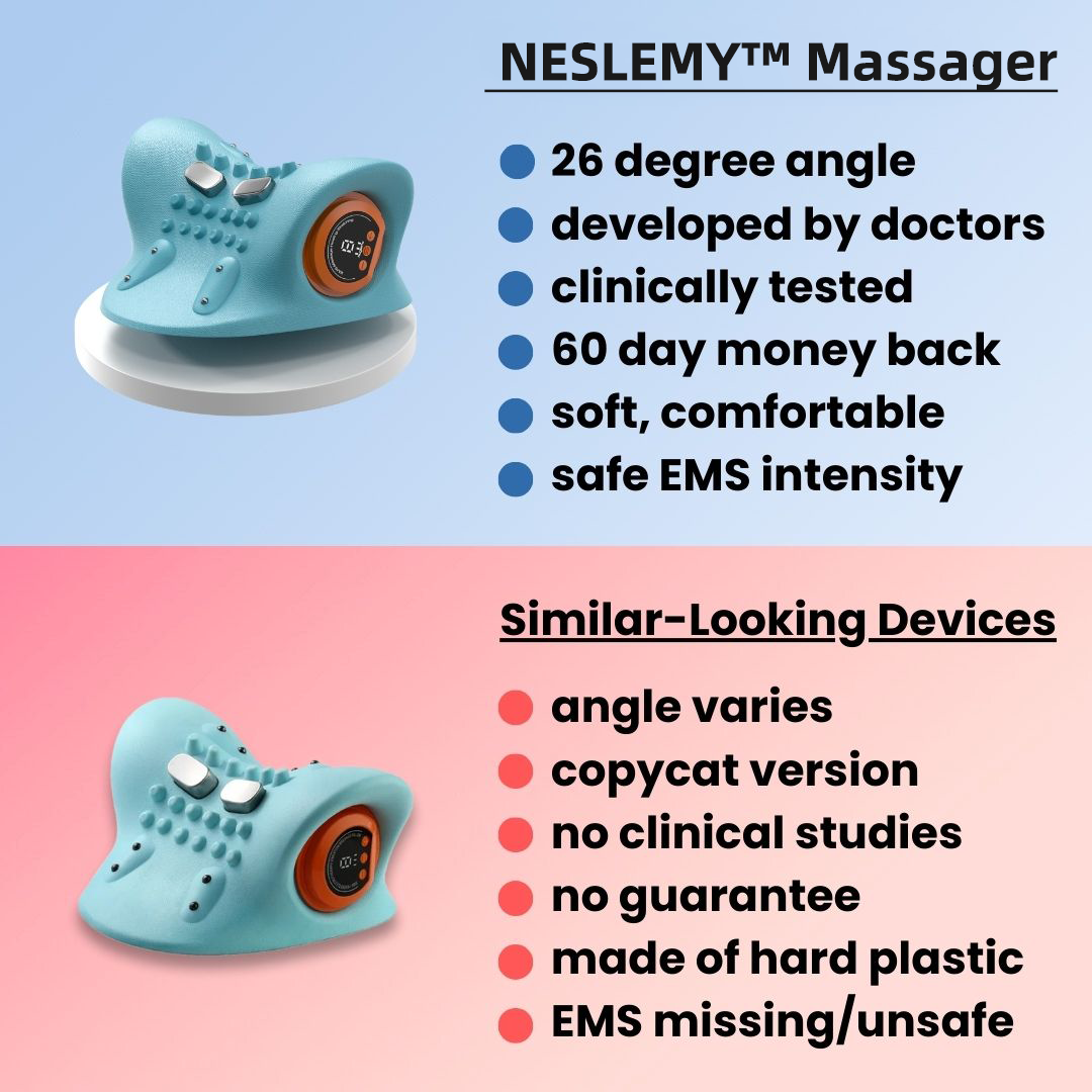 Last Day Sale 60% Off✨Relieve neck, shoulder and back pain with the NESLEMY™ Massager