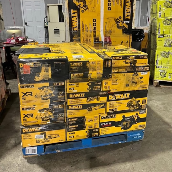 🌞2025 Autumn Sale is Heating Up!🏖️MIXED TOOLS PALLET – LOT ID: 251035 – Untested Customer Return