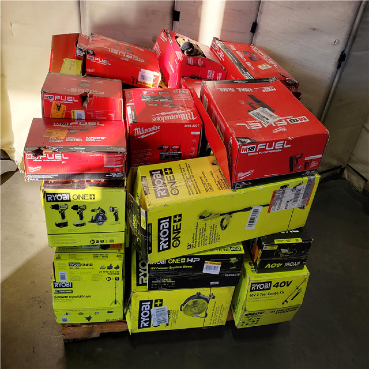 🌞2025 Autumn Sale is Heating Up!🏖️MIXED TOOLS PALLET – LOT ID: 251035 – Untested Customer Return