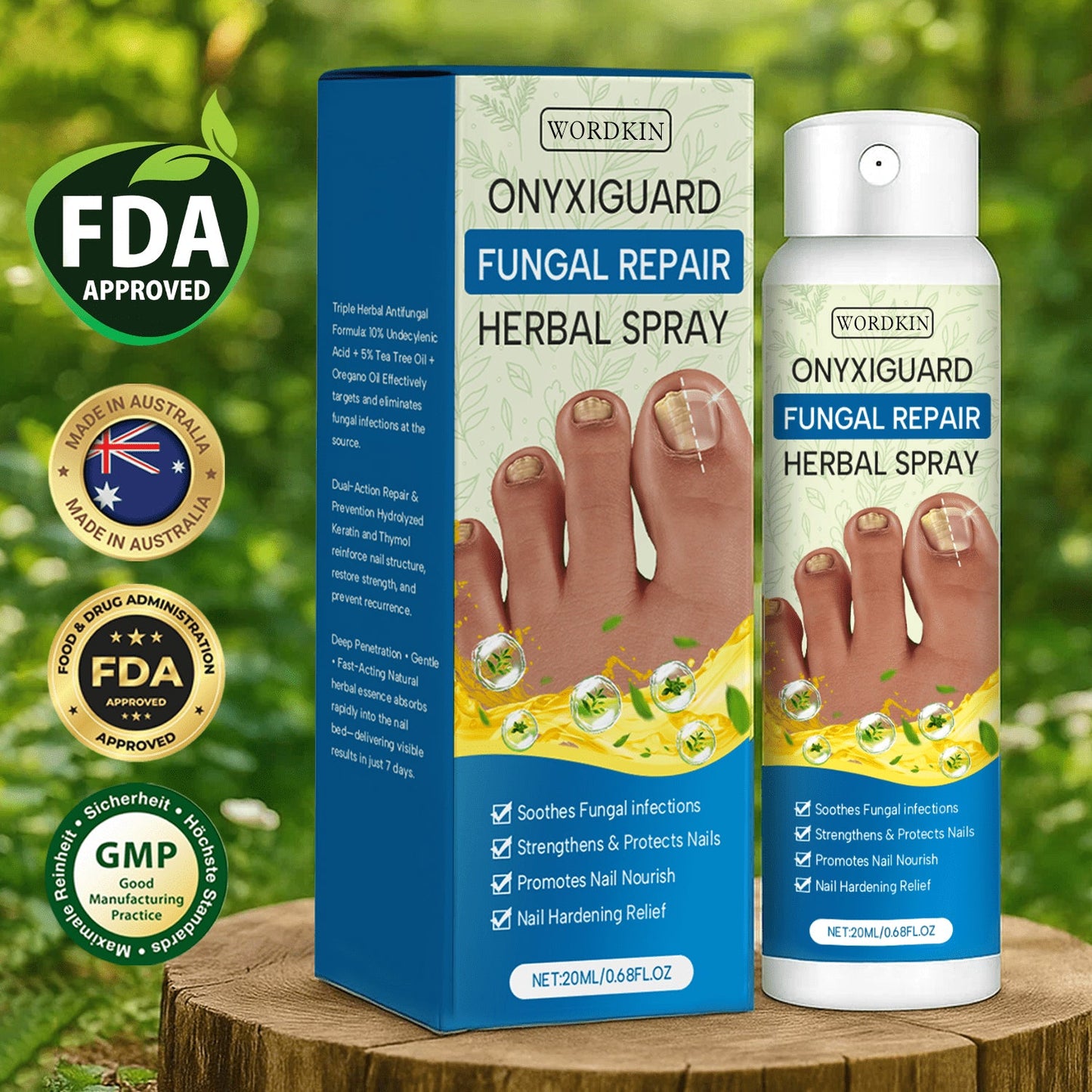 WORDKIN® OnyxiGuard Fungal Repair Herbal Spray