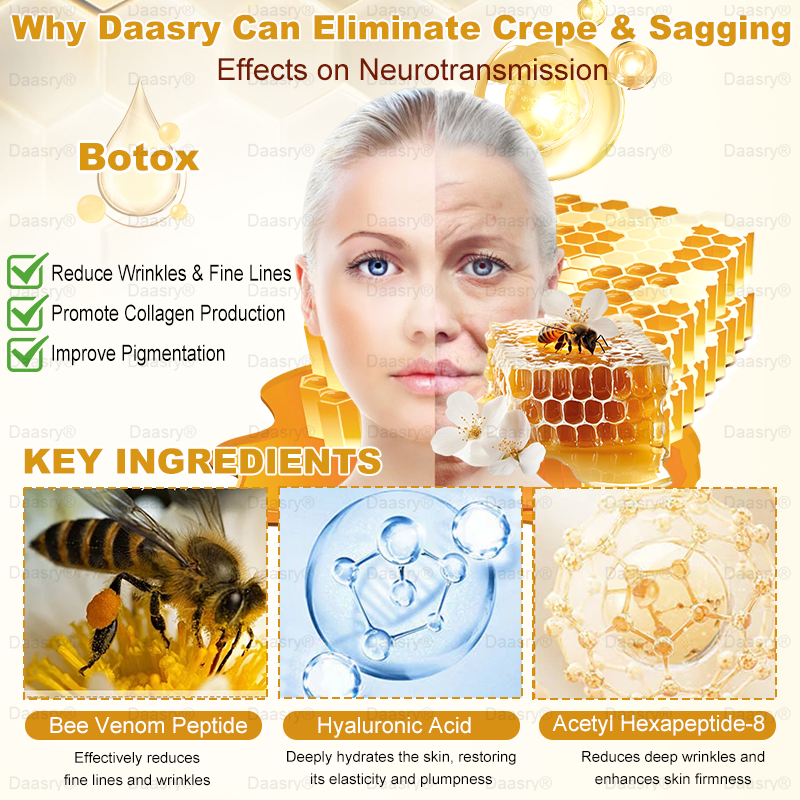 Mayo & Cleveland Clinic Store: Made IN USA - Natravor™"Dermal Gold" Botox Bee Venom Skin Restoration Cream - LAST DAY 80% OFF
