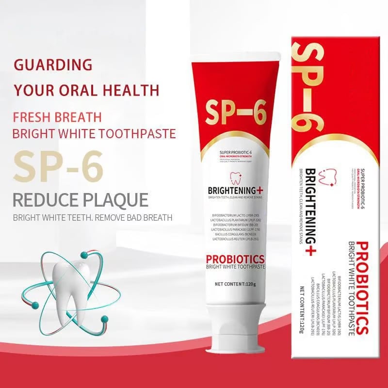 🔥2025 Hot Sale⏰Super Probiotic-6 Toothpaste with 6 Probiotics oalance Oral microbiota strength